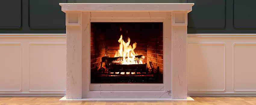 Decorative Electric Fireplace Installation in Long Beach, California