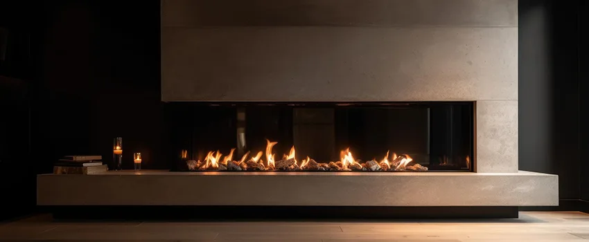 Gas Fireplace Ember Bed Design Services in Long Beach, California