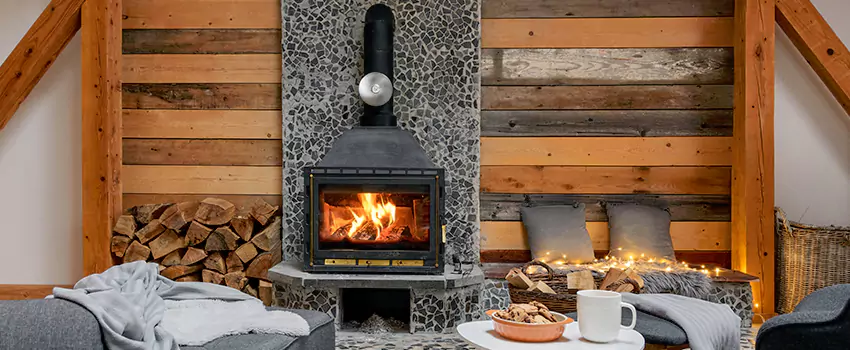 Thelin Hearth Products Direct Vent Gas Stove Fireplace Inspection in Long Beach, California